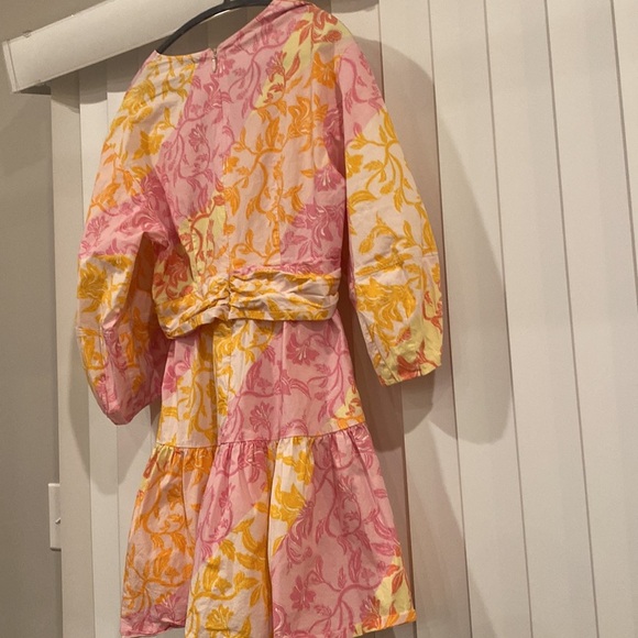 Yellow Cutout Mini Dress" by Derek Lam 10 Crosby - Picture 13 of 13